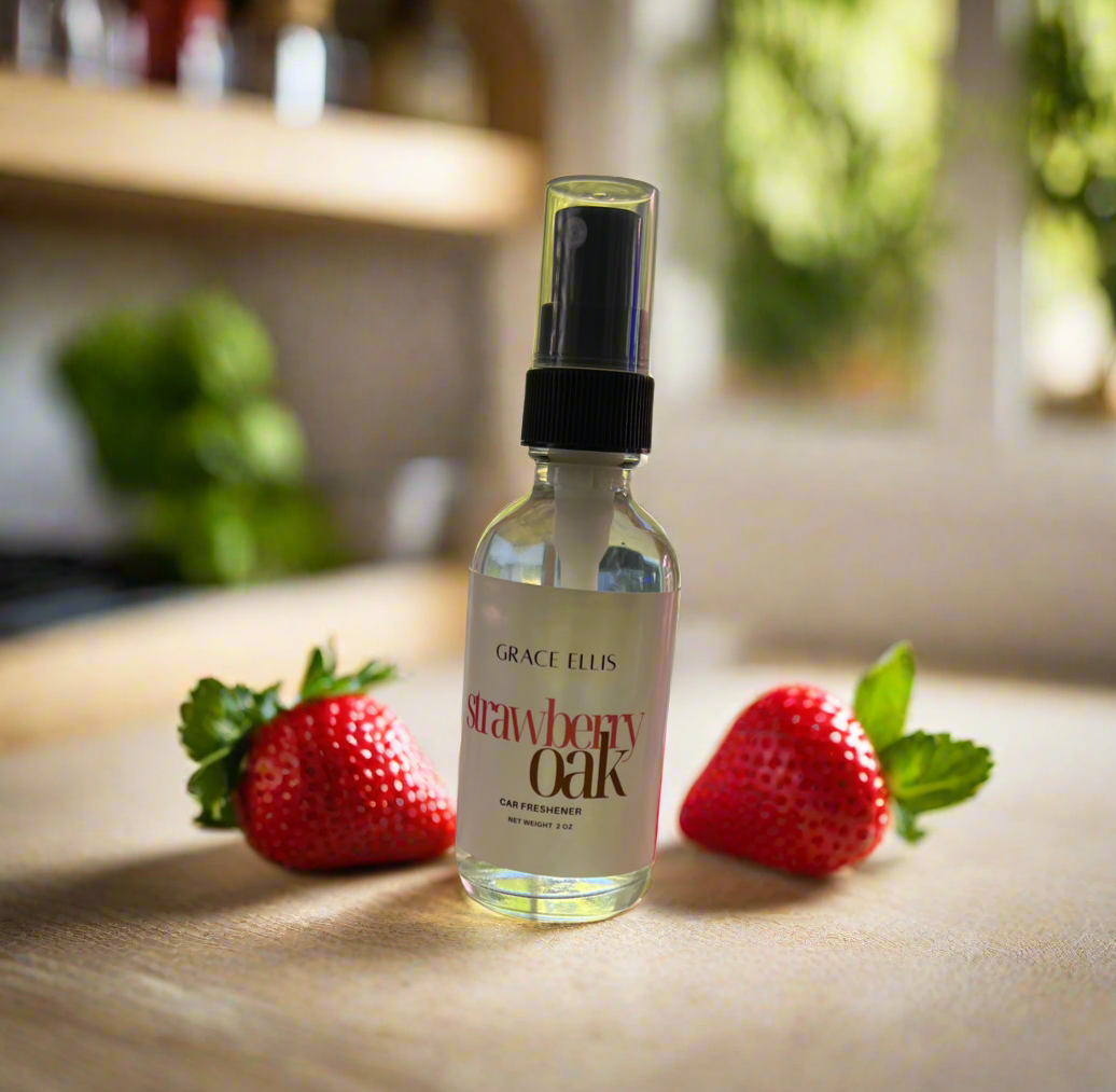 Strawberry Oak Car Freshener
