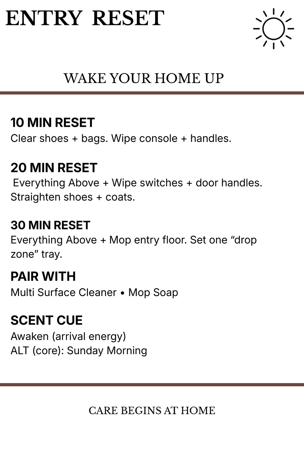 CARE BY CAPACITY CARDS