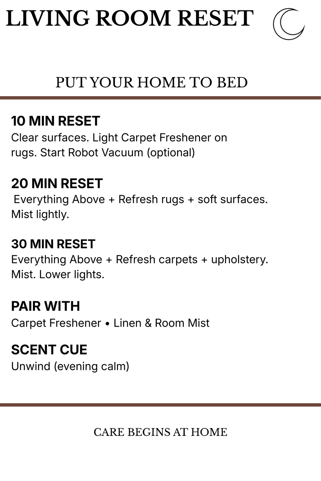 CARE BY CAPACITY CARDS